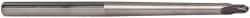 Accupro - 3/16" Diam, 3/16" LOC, 2 Flute Solid Carbide Ball End Mill - AlTiN Finish, Single End, 4" OAL, 1/4" Shank Diam, Spiral Flute - Eagle Tool & Supply