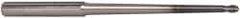 Accupro - 1/8" Diam, 1/8" LOC, 2 Flute Solid Carbide Ball End Mill - AlTiN Finish, Single End, 4" OAL, 1/4" Shank Diam, Spiral Flute - Eagle Tool & Supply