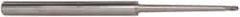 Accupro - 0.08" Diam, 0.08" LOC, 2 Flute Solid Carbide Ball End Mill - AlTiN Finish, Single End, 4" OAL, 1/4" Shank Diam, Spiral Flute - Eagle Tool & Supply