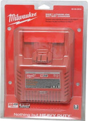 Milwaukee Tool - 28 Volt, 1 Battery Lithium-Ion Power Tool Charger - 1 hr to Charge - Eagle Tool & Supply