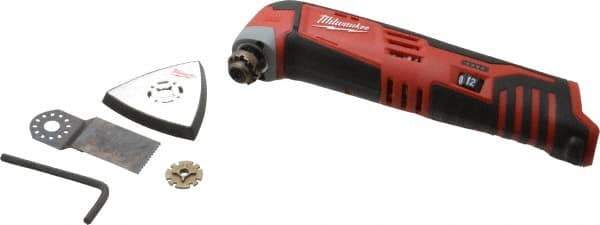 Milwaukee Tool - 12 Volt, Cordless Multi Tool Kit - 5,000 to 20,000 RPM - Eagle Tool & Supply