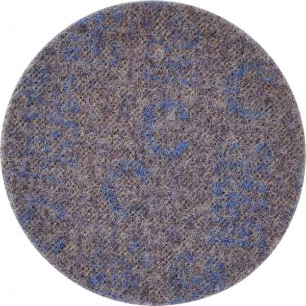 3M - 4-1/2" Diam, Aluminum Oxide Hook & Loop Disc - Coarse Grade, Nonwoven, Series SL-DH - Eagle Tool & Supply