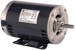 US Motors - 1.5 hp, OPAO Enclosure, Auto Thermal Protection, 1,725 RPM, 208-230/460 Volt, 60/50 Hz, Three Phase Standard Efficient Motor - Size 56HZ Frame, Rigid Mount, 1 Speed, Ball Bearings, 5.0/2.5/5.2/2.6 Full Load Amps, B Class Insulation, Reversible - Eagle Tool & Supply