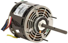 US Motors - 1/3 hp, ODP Enclosure, Auto Thermal Protection, 1,075 RPM, 208-230 Volt, 60 Hz, Industrial Electric AC/DC Motor - Size 48 Frame, Hub/Stud Mount, 3 Speed, Sleeve Bearings, 2.0 Full Load Amps, A Class Insulation, CCW Lead End - Eagle Tool & Supply