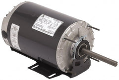 3/4 hp, ODP Enclosure, Auto Thermal Protection, 1,100 RPM, 208-230/460 Volt, 60/50 Hz, Single Phase Permanent Split Capacitor (PSC) Motor Size 56Y Frame, Cradle Mount, 2 Speed, Ball Bearings, 4.8/2.5 Full Load Amps, B Class Insulation, CCW Lead End