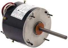 US Motors - 1/3 hp, TEAO Enclosure, Auto Thermal Protection, 825 RPM, 208-230 Volt, 60 Hz, Single Phase Permanent Split Capacitor (PSC) Motor - Size 48Y Frame, Stud Mount, 2 Speed, Ball Bearings, 1.9/1.2 Full Load Amps, B Class Insulation, Reversible - Eagle Tool & Supply