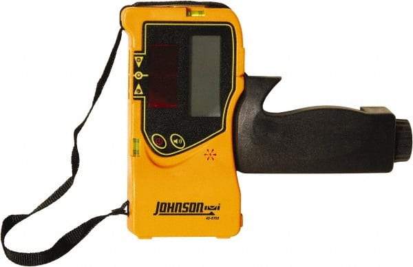 Johnson Level & Tool - Laser Level 9 V Battery, Laser Detector - Use With Line Generated Lasers - Eagle Tool & Supply