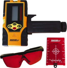 Johnson Level & Tool - Laser Level 9 V Battery, Laser Detector - Use With Red Beam Rotary Laser - Eagle Tool & Supply