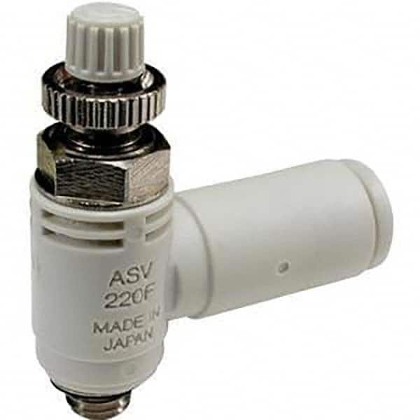 SMC PNEUMATICS - Speed & Flow Control Valves Valve Type: Quick Exhaust Valve Male Thread Size: 3/8 NPT - Eagle Tool & Supply