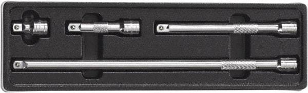 GearWrench - 3/8" Drive Socket Extension Set - 4 Pieces, Includes 1-1/2, 3, 6, 12" Lengths - Eagle Tool & Supply