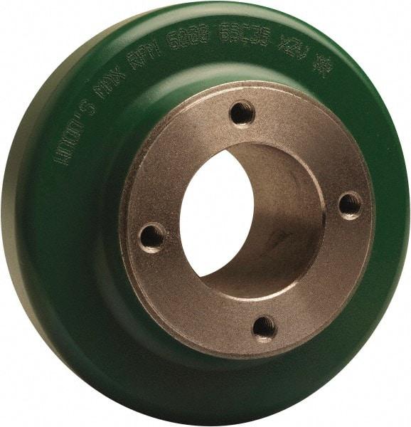 TB Wood's - 5.45" Hub, 8 Flexible Coupling Flange - 5.45" OD, 1-5/8" OAL, Cast Iron, Order 2 Hubs, 2 Flanges & 1 Sleeve for Complete Coupling - Eagle Tool & Supply