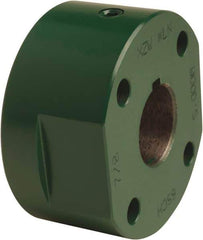 TB Wood's - 1-5/8" Bore, 3/8" x 3/16" Keyway Width x Depth, 3-1/4" Hub, 8 Flexible Coupling Hub - 3-1/4" OD, 1-23/32" OAL, Cast Iron, Order 2 Hubs, 2 Flanges & 1 Sleeve for Complete Coupling - Eagle Tool & Supply