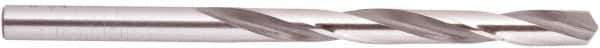 National Twist Drill - 3/16" 118° Carbide-Tipped Jobber Drill - Bright Finish, Right Hand Cut, Spiral Flute, Straight Shank, 3-1/2" OAL - Eagle Tool & Supply