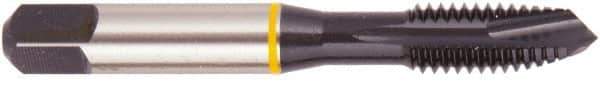 Regal Cutting Tools - 1-1/2 - 12 UNF, 4 Flute, Oxide Finish, Vanadium High Speed Steel Spiral Point Tap - Plug Chamfer, Right Hand Thread, 6-3/8" OAL, 1.233" Shank Diam, 2B Class of Fit, Series Triple Crown - Exact Industrial Supply