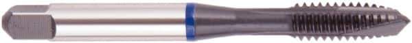 Regal Cutting Tools - 1-3/8 - 6 UNC, 4 Flute, Oxide Finish, Vanadium High Speed Steel Spiral Point Tap - Plug Chamfer, Right Hand Thread, 6-1/16" OAL, 1.108" Shank Diam, 3B Class of Fit, Series Triple Crown - Exact Industrial Supply