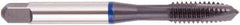 Regal Cutting Tools - 1-3/8 - 6 UNC, 4 Flute, Oxide Finish, Vanadium High Speed Steel Spiral Point Tap - Plug Chamfer, Right Hand Thread, 6-1/16" OAL, 1.108" Shank Diam, 3B Class of Fit, Series Triple Crown - Exact Industrial Supply