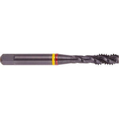 Regal Cutting Tools - 9/16-18 UNF 3 Flute 2B Bottoming Spiral Flute Tap - Powdered Metal, Oxide Finish, Right Hand Flute, Right Hand Thread, H5, Series Triple Crown - Eagle Tool & Supply