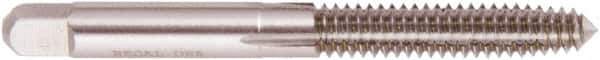 Regal Cutting Tools - 7/16-14 UNC 2B H5 Thread Limit Plug Thread Forming Tap - High Speed Steel, Bright Finish, 3-5/32" OAL, 1-7/16" Thread Length, Right Hand Thread, Series Met-Flo - Eagle Tool & Supply
