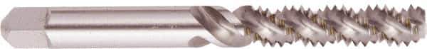 Regal Cutting Tools - M8x1.25 Metric Coarse 3 Flute 6H Bottoming Spiral Flute Tap - High Speed Steel, Bright Finish, 2-23/32" OAL, Right Hand Flute, Right Hand Thread, D5 - Exact Industrial Supply