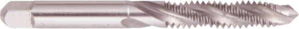 Regal Cutting Tools - 5/16-18 UNC 3 Flute 3B Plug Spiral Flute Tap - High Speed Steel, Bright Finish, 2-23/32" OAL, Right Hand Flute, Right Hand Thread, H3 - Exact Industrial Supply