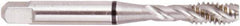 Regal Cutting Tools - 7/16-14 UNC 3 Flute 3B Modified Bottoming Spiral Flute Tap - High Speed Steel, Bright Finish, Right Hand Flute, Right Hand Thread, H3, Series Triple Crown - Exact Industrial Supply