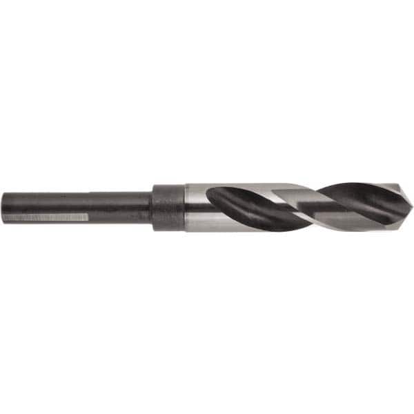 National Twist Drill - 1-13/64" Drill, 118° Point, High Speed Steel Silver Deming & Reduced Shank Drill Bit - Eagle Tool & Supply