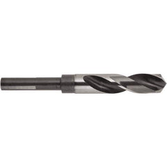 National Twist Drill - 19/32" Drill, 118° Point, High Speed Steel Silver Deming & Reduced Shank Drill Bit - Eagle Tool & Supply
