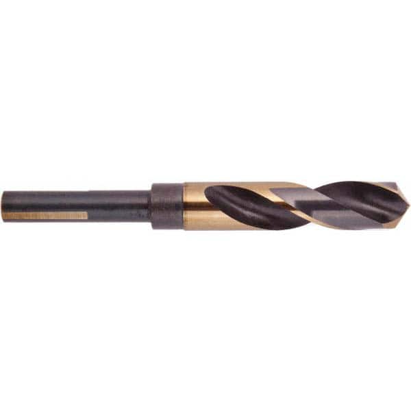 National Twist Drill - 33/64" Drill, 118° Point, High Speed Steel Silver Deming & Reduced Shank Drill Bit - Eagle Tool & Supply