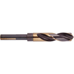 National Twist Drill - 33/64" Drill, 118° Point, High Speed Steel Silver Deming & Reduced Shank Drill Bit - Eagle Tool & Supply