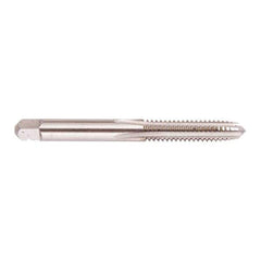 Regal Cutting Tools - #10-36 UNS 4 Flute Bright Finish High Speed Steel Straight Flute Standard Hand Tap - Taper, Right Hand Thread, 2-3/8" OAL, 7/8" Thread Length, H2 Limit, Oversize - Eagle Tool & Supply