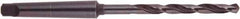 National Twist Drill - 1", 3MT 118° Point High Speed Steel Taper Shank Drill Bit - Oxide Finish, 6-3/8" Flute Length, 11" OAL, Spiral Flute, Series 200 - Eagle Tool & Supply