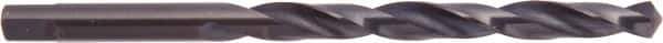 National Twist Drill - 29/64" 118° High Speed Steel Jobber Drill - Oxide Finish, Right Hand Cut, Spiral Flute, Tanged Shank, 5-5/8" OAL - Eagle Tool & Supply
