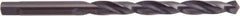 National Twist Drill - 29/64" 118° High Speed Steel Jobber Drill - Oxide Finish, Right Hand Cut, Spiral Flute, Tanged Shank, 5-5/8" OAL - Eagle Tool & Supply