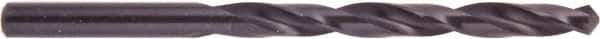 National Twist Drill - 11/32" 135° High Speed Steel Jobber Drill - Oxide Finish, Right Hand Cut, Spiral Flute, Straight Shank, 4-3/4" OAL, Split Point - Eagle Tool & Supply