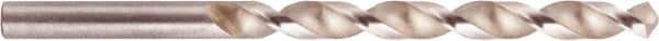 National Twist Drill - 13/32" 118° High Speed Steel Jobber Drill - Bright Finish, Right Hand Cut, Spiral Flute, Straight Shank, 5-1/4" OAL - Eagle Tool & Supply