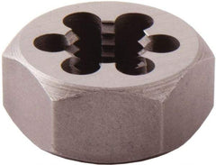 Regal Cutting Tools - 1-1/4 - 12 UNF Thread, 2-3/16" Hex, Right Hand Thread, Hex Rethreading Die - High Speed Steel, 1" Thick - Exact Industrial Supply