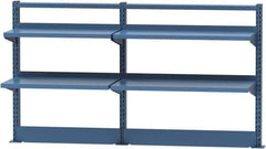 Lista - Steel Workbench & Workstation Riser Combination - 30" High, Use with 72" Long Workbenches - Eagle Tool & Supply