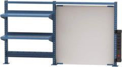 Lista - Steel Workbench & Workstation Riser Combination - 30" High, Use with 72" Long Workbenches - Eagle Tool & Supply