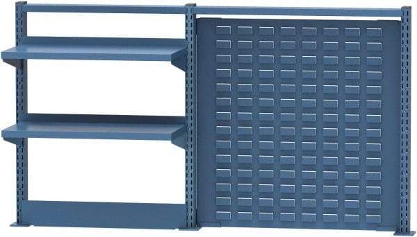 Lista - Steel Workbench & Workstation Riser Combination - 30" High, Use with 60" Long Workbenches - Eagle Tool & Supply
