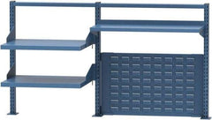 Lista - Steel Workbench & Workstation Riser Combination - 30" High, Use with 60" Long Workbenches - Eagle Tool & Supply