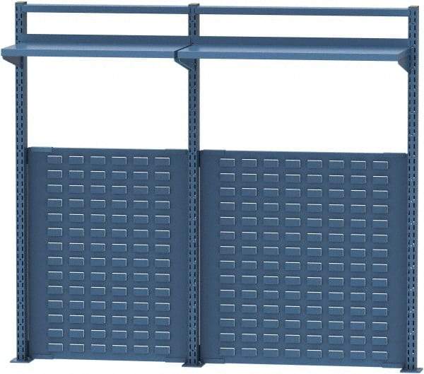 Lista - Steel Workbench & Workstation Riser Combination - 48" High, Use with 60" Long Workbenches - Eagle Tool & Supply