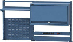 Lista - Steel Workbench & Workstation Riser Combination - 30" High, Use with 60" Long Workbenches - Eagle Tool & Supply