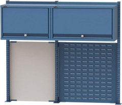 Lista - Steel Workbench & Workstation Riser Combination - 48" High, Use with 60" Long Workbenches - Eagle Tool & Supply