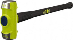 Wilton - 14 Lb Head, 36" Long Sledge Hammer - Steel Head, Steel Handle with Grip - Eagle Tool & Supply