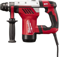 Milwaukee Tool - 120 Volt 1-1/8" SDS Plus Chuck Electric Rotary Hammer - 0 to 5,500 BPM, 0 to 1,500 RPM, Reversible - Eagle Tool & Supply