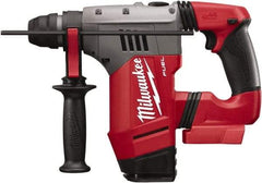 Milwaukee Tool - 18 Volt 1-1/8" SDS Plus Chuck Cordless Rotary Hammer - 0 to 5,000 BPM, 0 to 1,300 RPM, Reversible - Eagle Tool & Supply