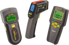 General - 40 to 104°F Operating Temp, Home Inspector Kit - LCD Display, Includes MMD7NP - Pinless Moisture Meter, IRTC50 - Scanning IR Thermometer, MSV100 - Metal/Stud/Voltage Detector, (3) Batteries, Soft Case - Eagle Tool & Supply