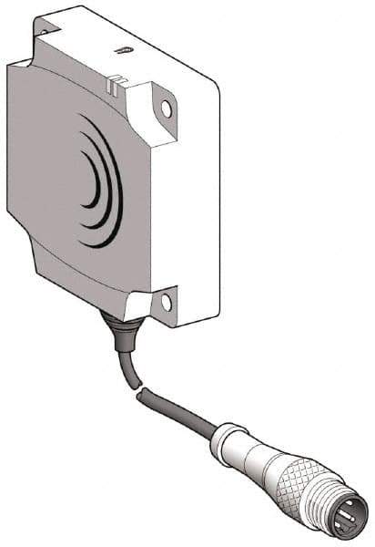 Telemecanique Sensors - NPN, PNP, NC, 40 to 60mm Detection, Flat, Inductive Proximity Sensor - 2 Wires, IP67, 24 to 240 VAC/VDC, 80mm Wide - Eagle Tool & Supply