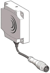 Telemecanique Sensors - NPN, PNP, 40 to 60mm Detection, Flat, Inductive Proximity Sensor - 2 Wires, IP67, 24 to 240 VAC/VDC, 80mm Wide - Eagle Tool & Supply