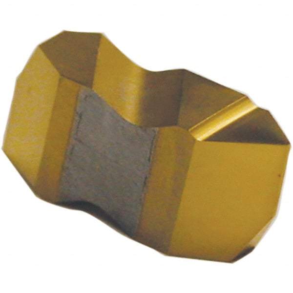 Tool-Flo - FLTP4 Grade AC50E, Internal/External 60° V Threading Insert - 4 to 20 TPI Ext Pitch, 4 to 12 TPI Int Pitch, Right Hand Insert, AlTiN Finish, Carbide - Eagle Tool & Supply